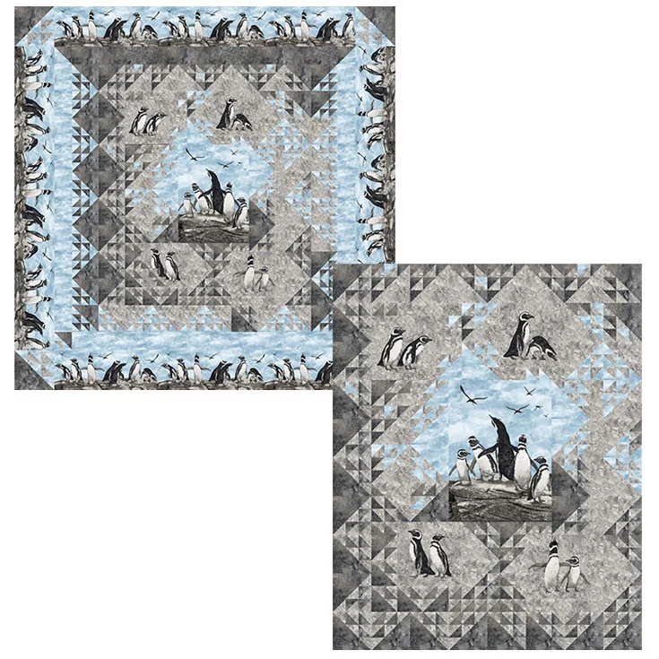 Shimmering Penguins Quilt Pattern PTN2673