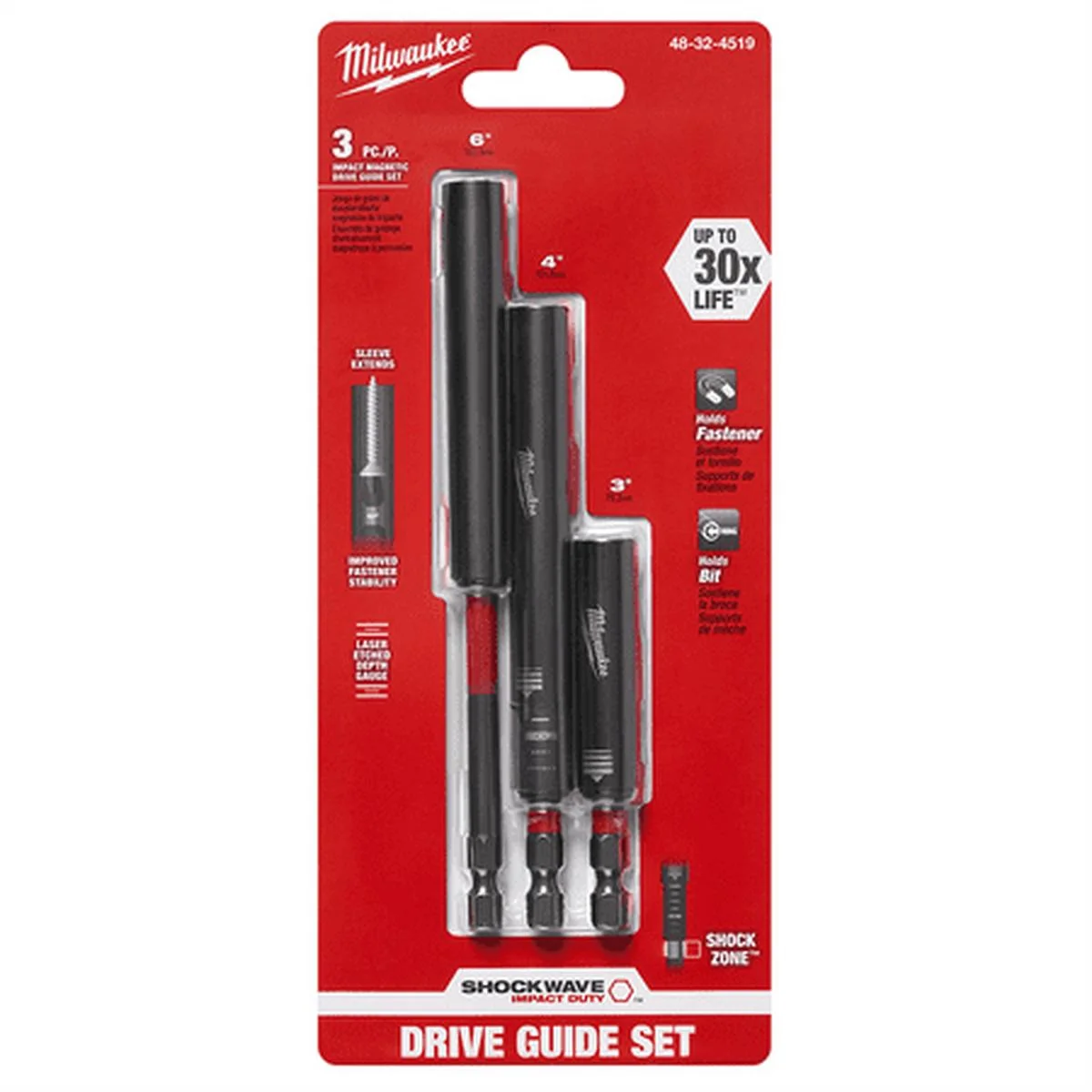 Shockwave 3Pc Impact Magnetic Drive Guide Set - Image 2