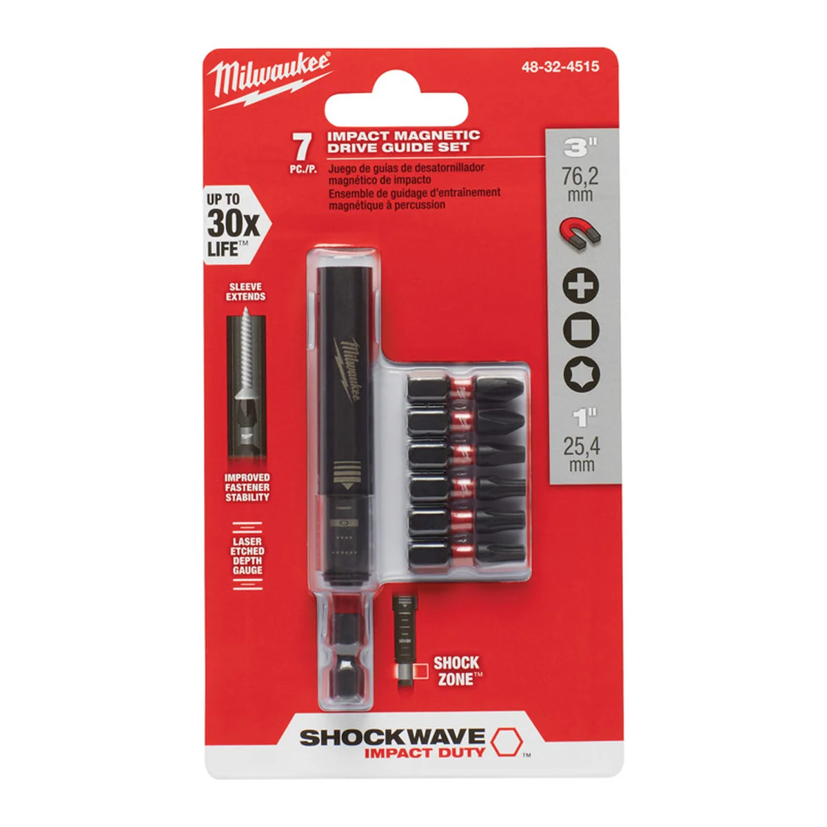 Shockwave Impact Duty Alloy Steel Magnetic Drive Guide Set (7-Piece)