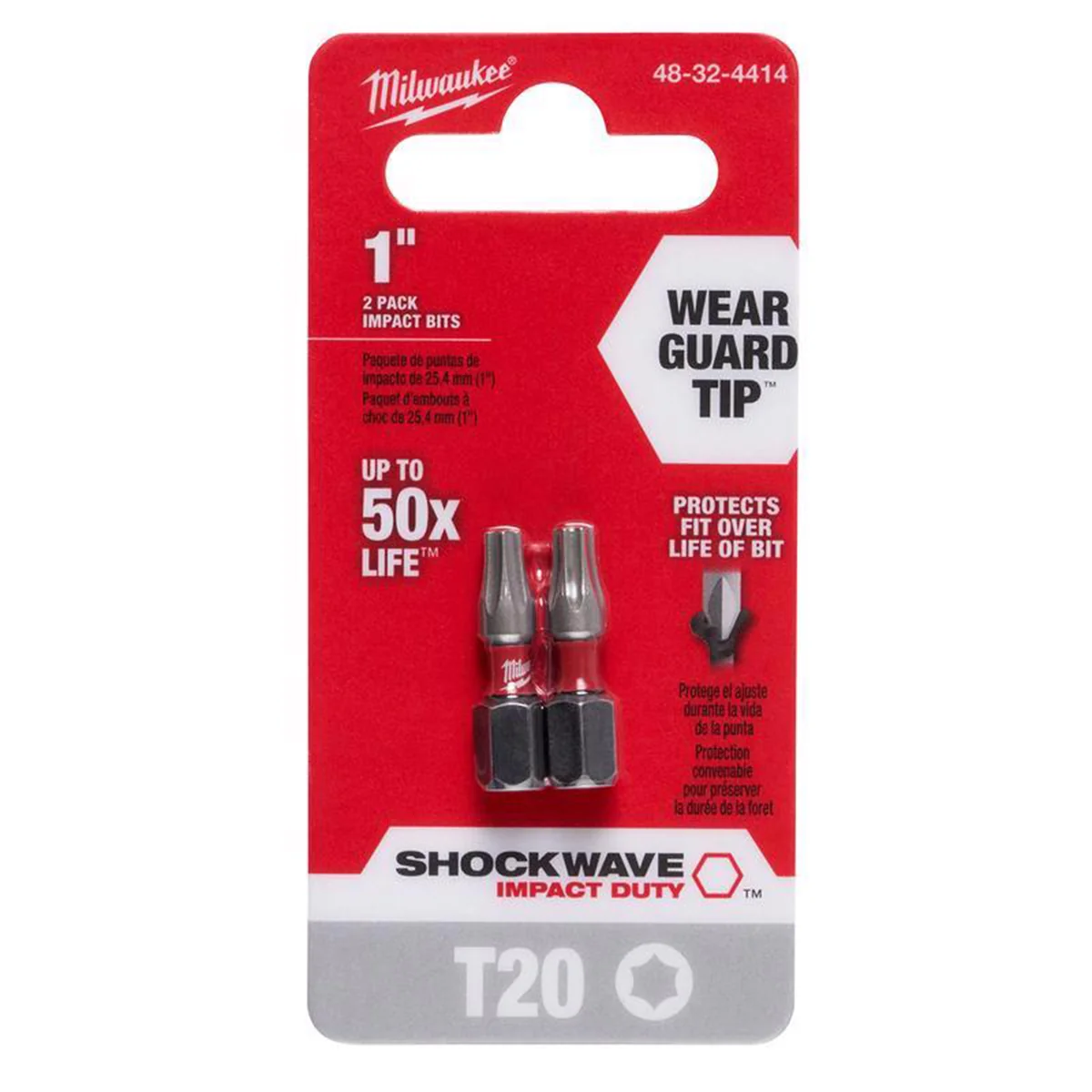 Shockwave Torx T20 X 1 in. L Insert Bit Steel 2 pk - Image 2