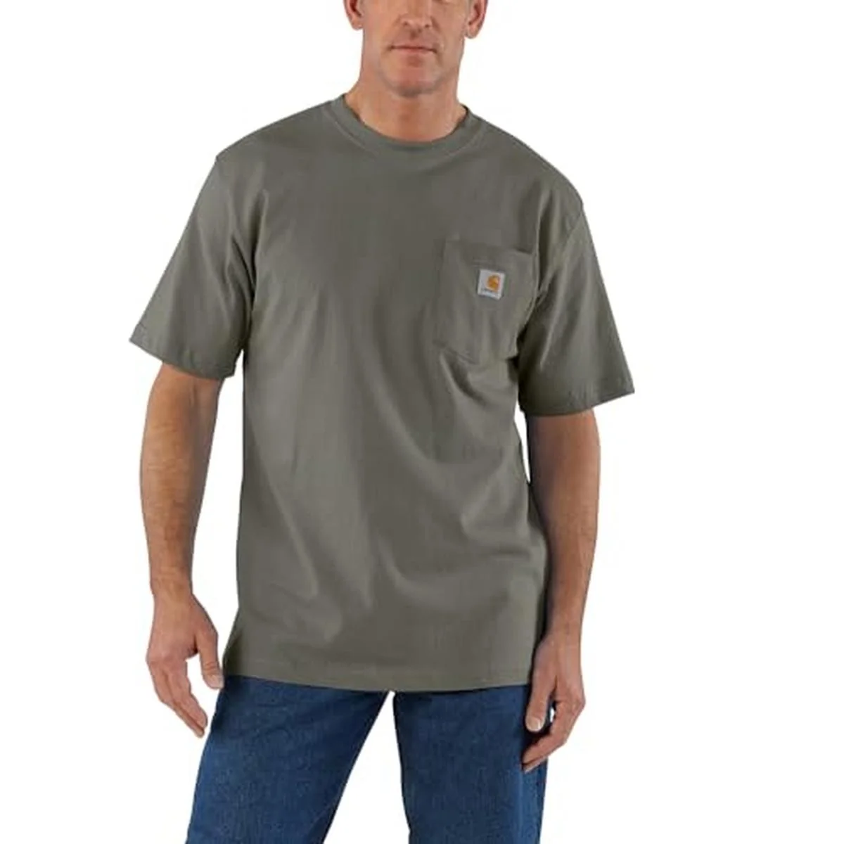 Men's Short-sleeved Pocket T-Shirt K87 - Image 10