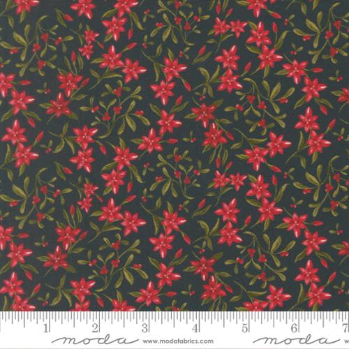 Silent Night Collection Small Floral Cotton Fabric 40055