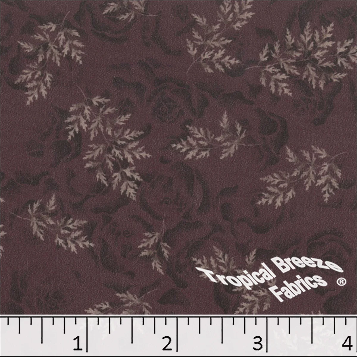 Silk Mist Floral Print Polyester Fabric 042521 - Image 3