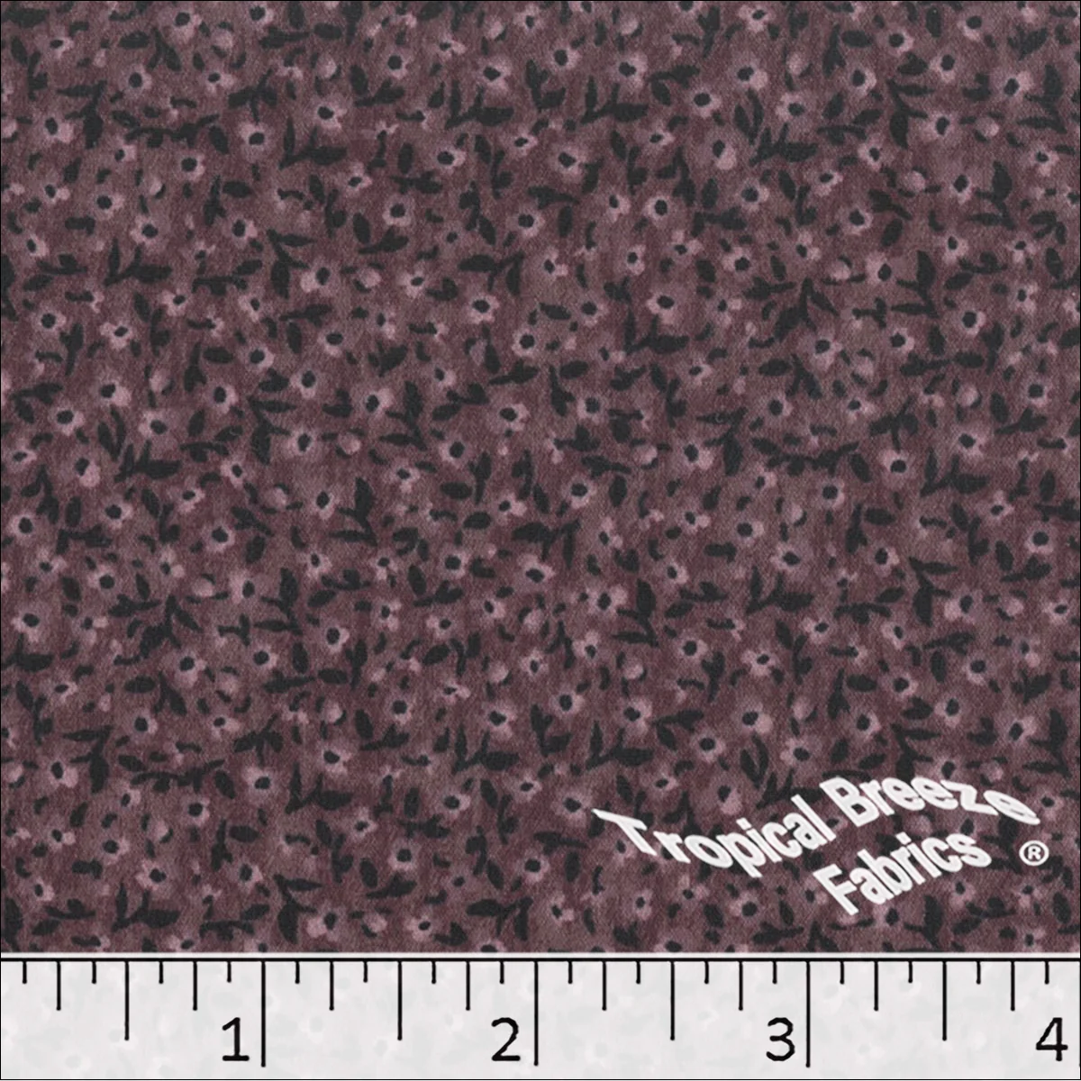 Silk Mist Tiny Floral Print Polyester Fabric 042524 - Image 3