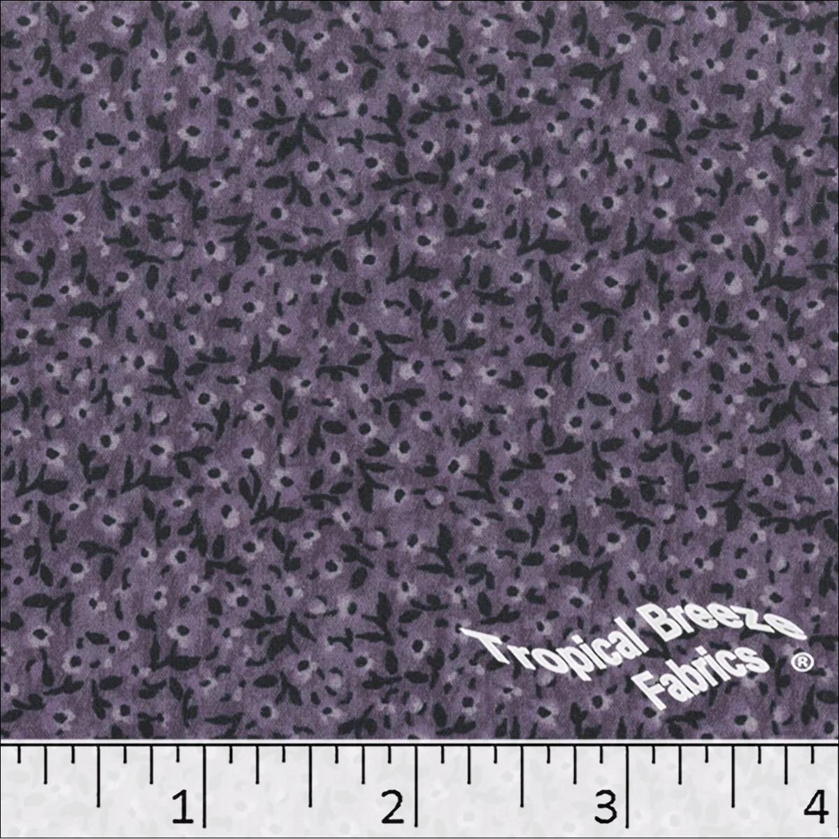 Silk Mist Tiny Floral Print Polyester Fabric 042524 - Image 4