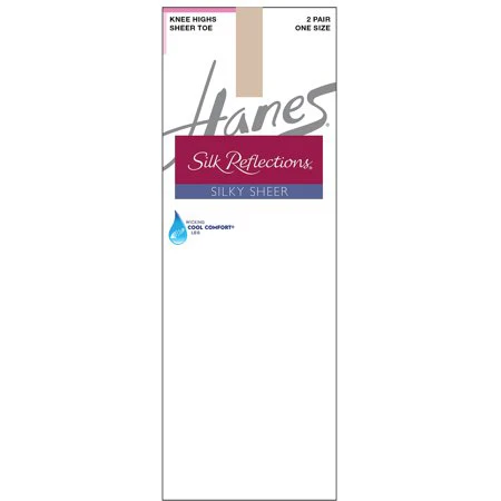 Silk Reflections Knee Highs 00725 2-pair pack - Image 4