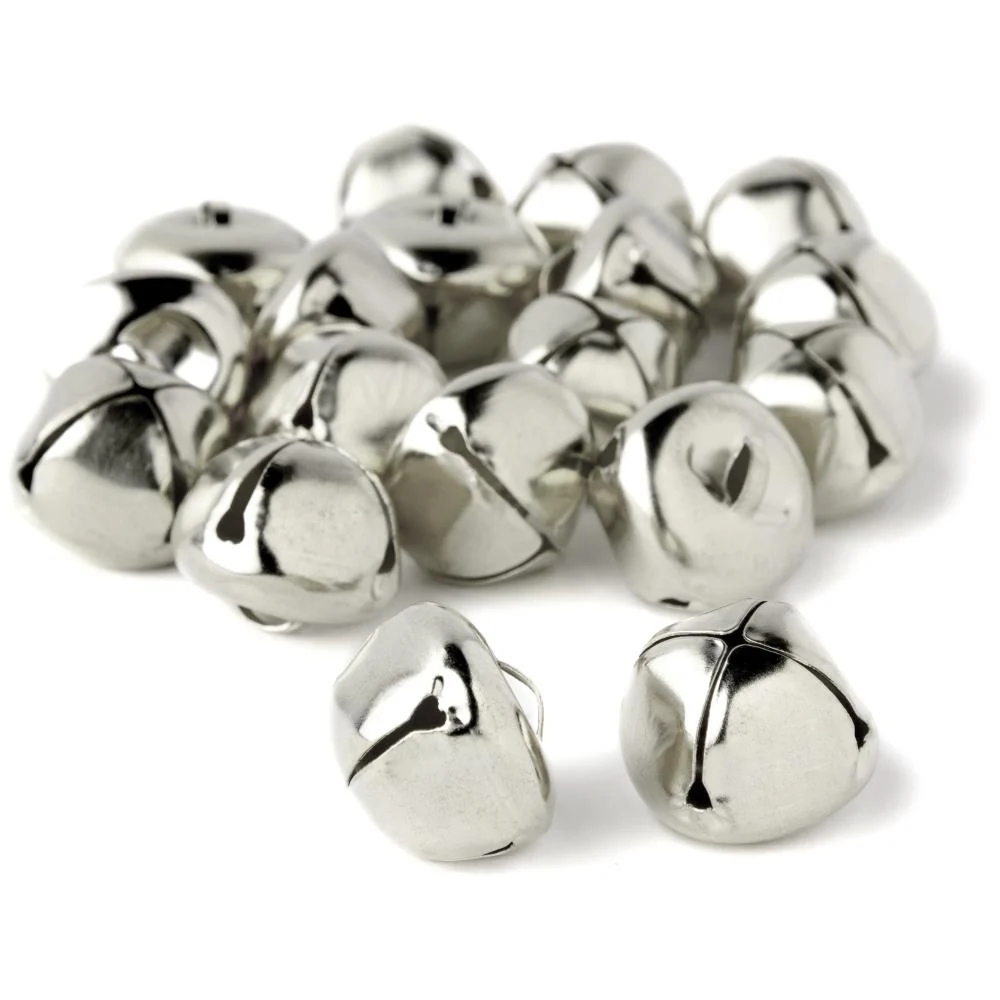 Silver Jingle Bells for Crafts - Image 2