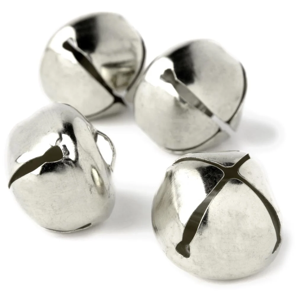 Silver Jingle Bells for Crafts - Image 4
