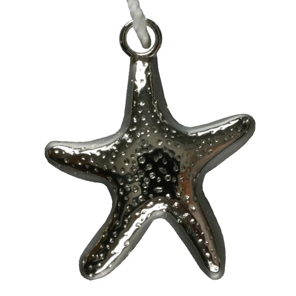 Silver Sea Star Charms 1704