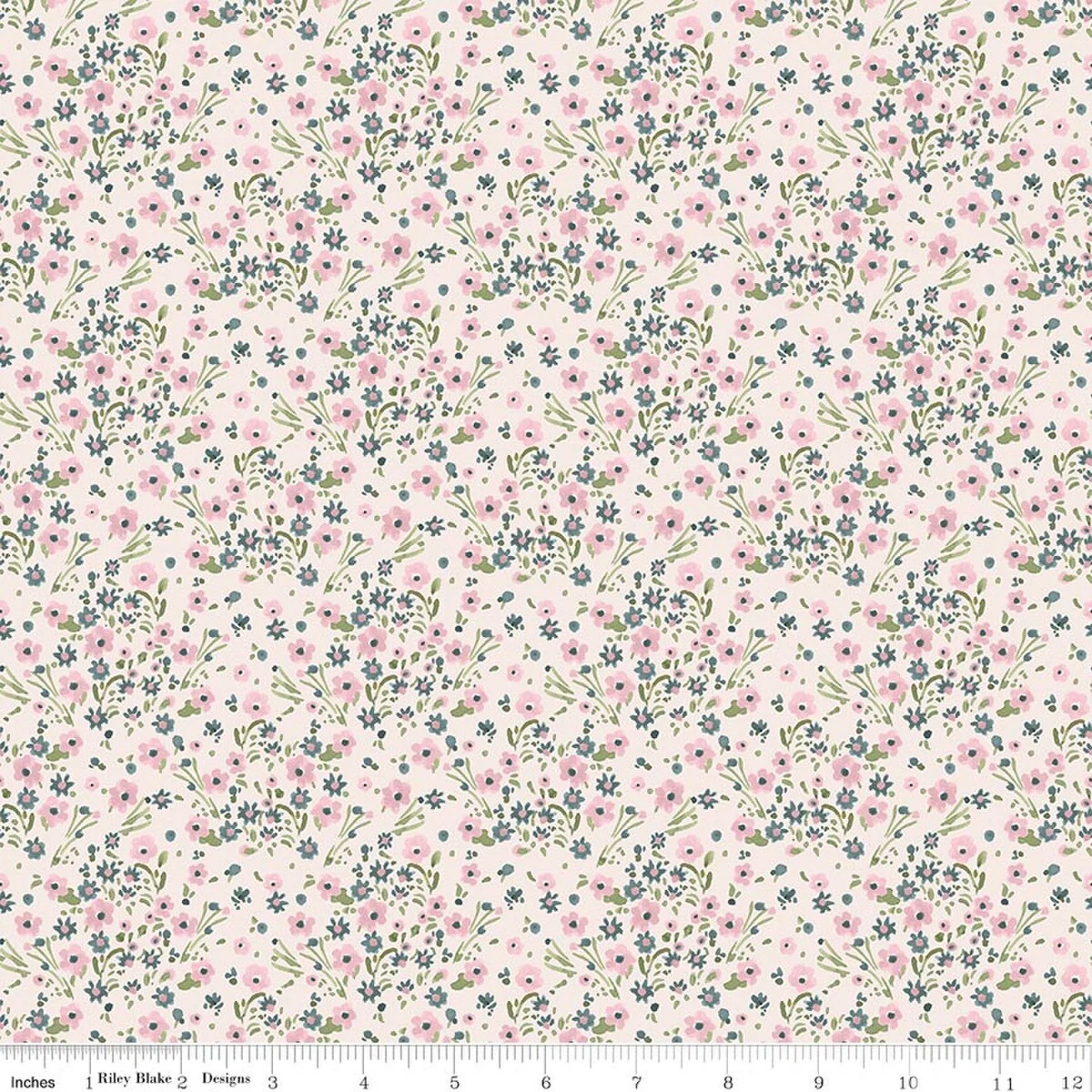 Sketchbook Collection Blossoms Cotton Fabric CD17524 - Image 2