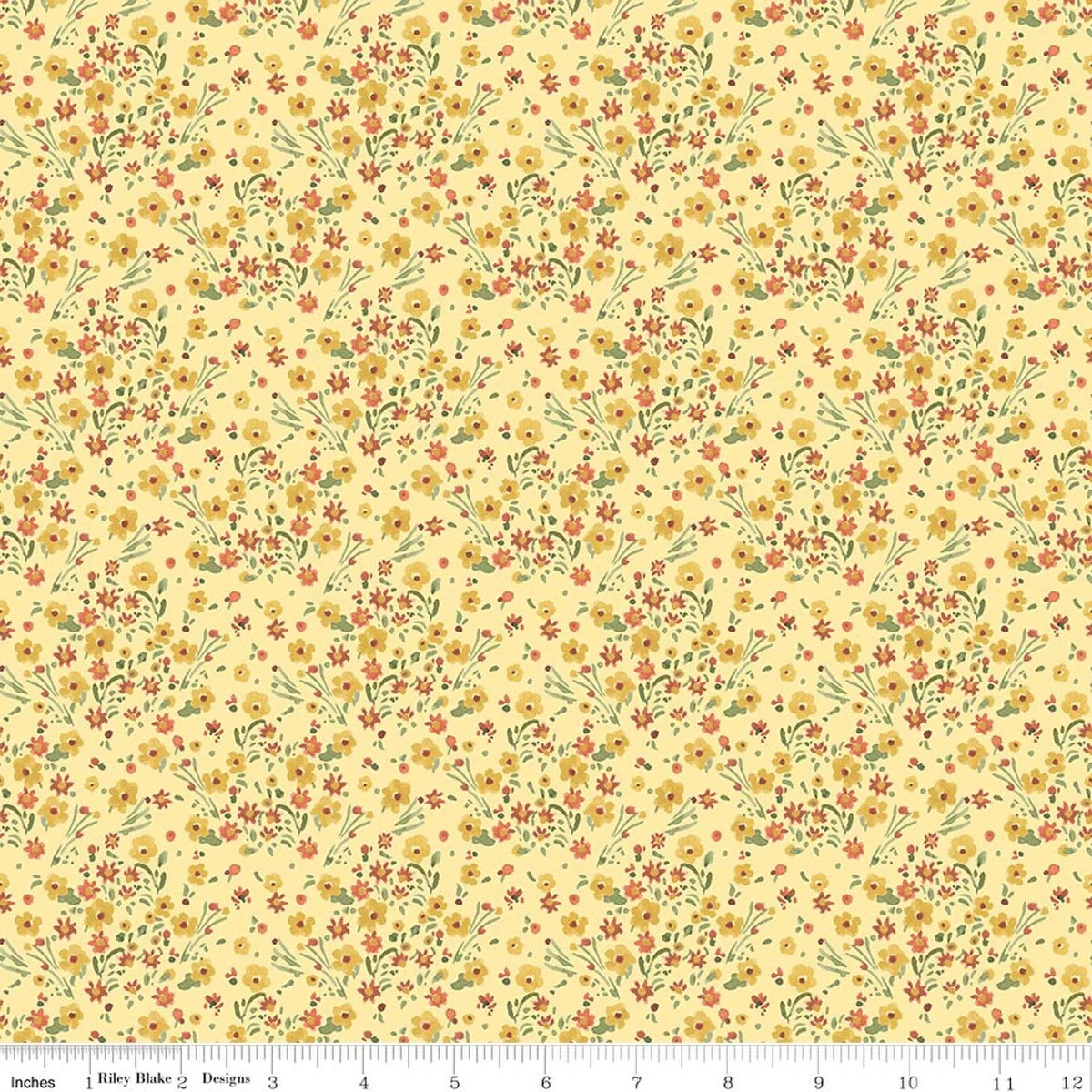 Sketchbook Collection Blossoms Cotton Fabric CD17524 - Image 3
