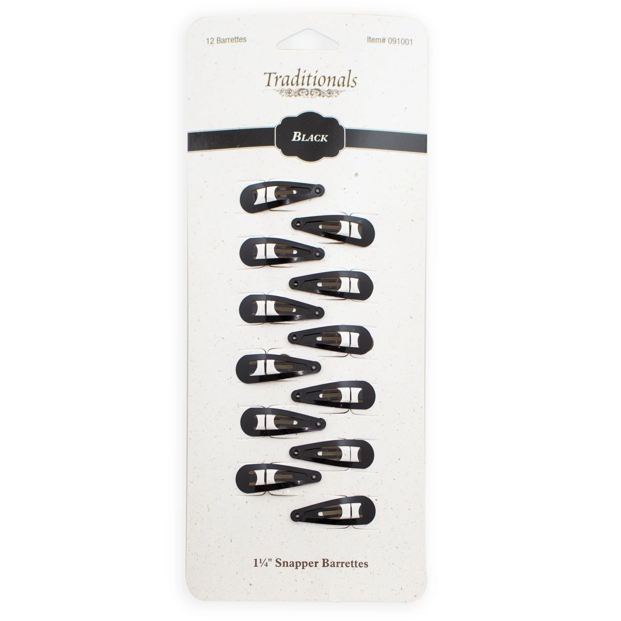 Snapper Barrettes 1.25-inch 091001 12 count