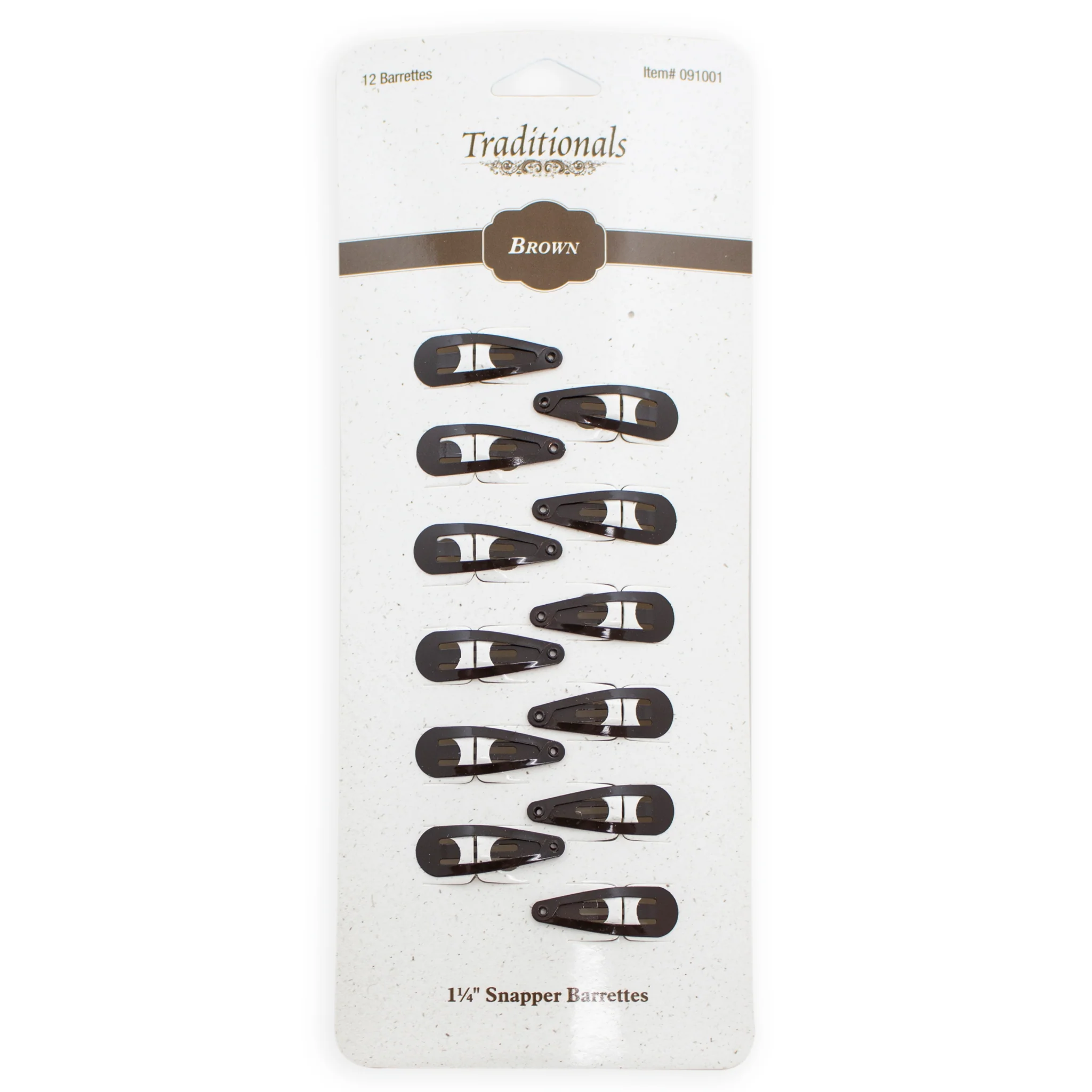 Snapper Barrettes 1.25-inch 091001 12 count - Image 2