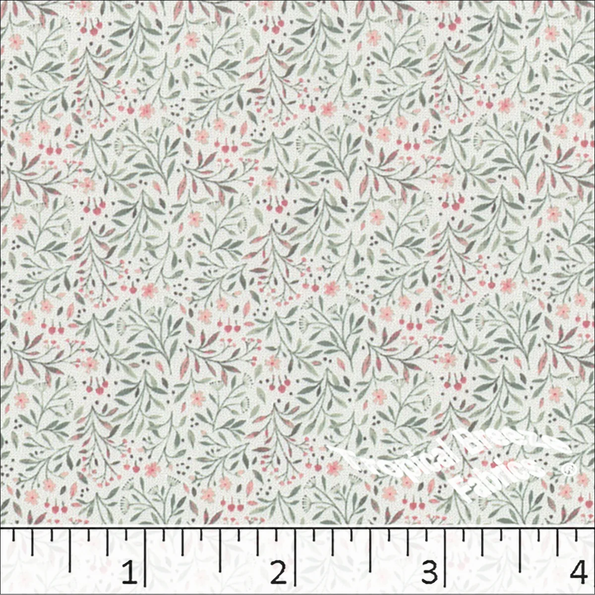 Soft Touch Tiny Floral Print Fabric 572616
