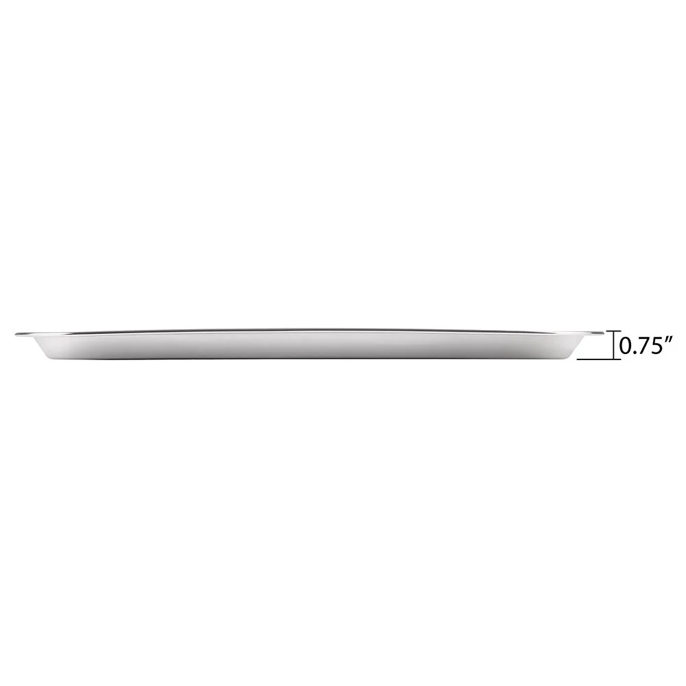 Stainless Steel Baking Sheet with Raised Edge 16 x 11.25 inches 8W20 - Image 6