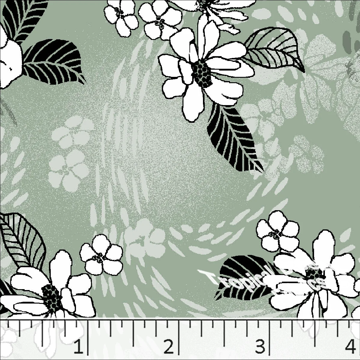 Standard Weave Floral Print Dress Fabric 6160 - Image 3