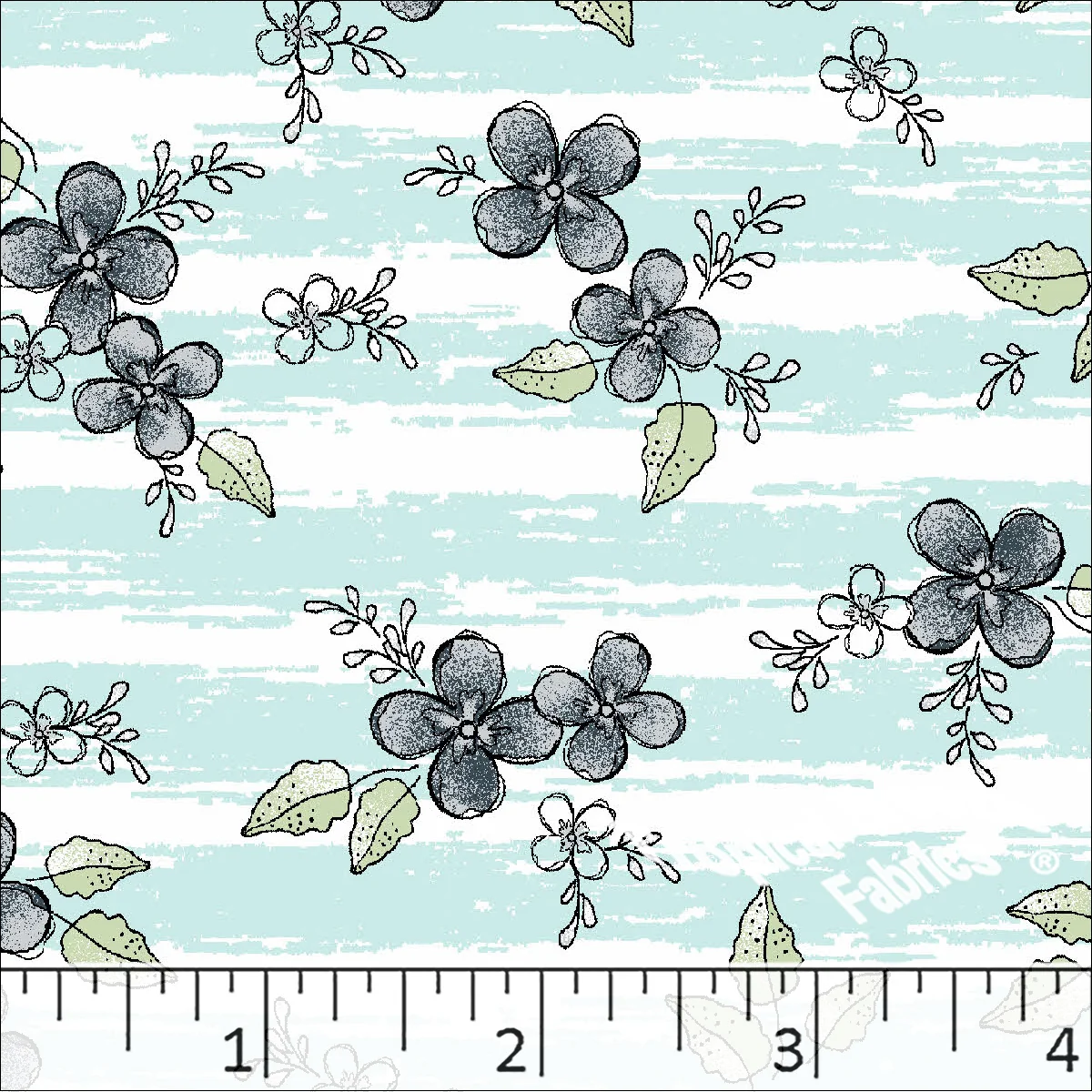 Standard Weave Floral Print Dress Fabric 6198 - Image 2
