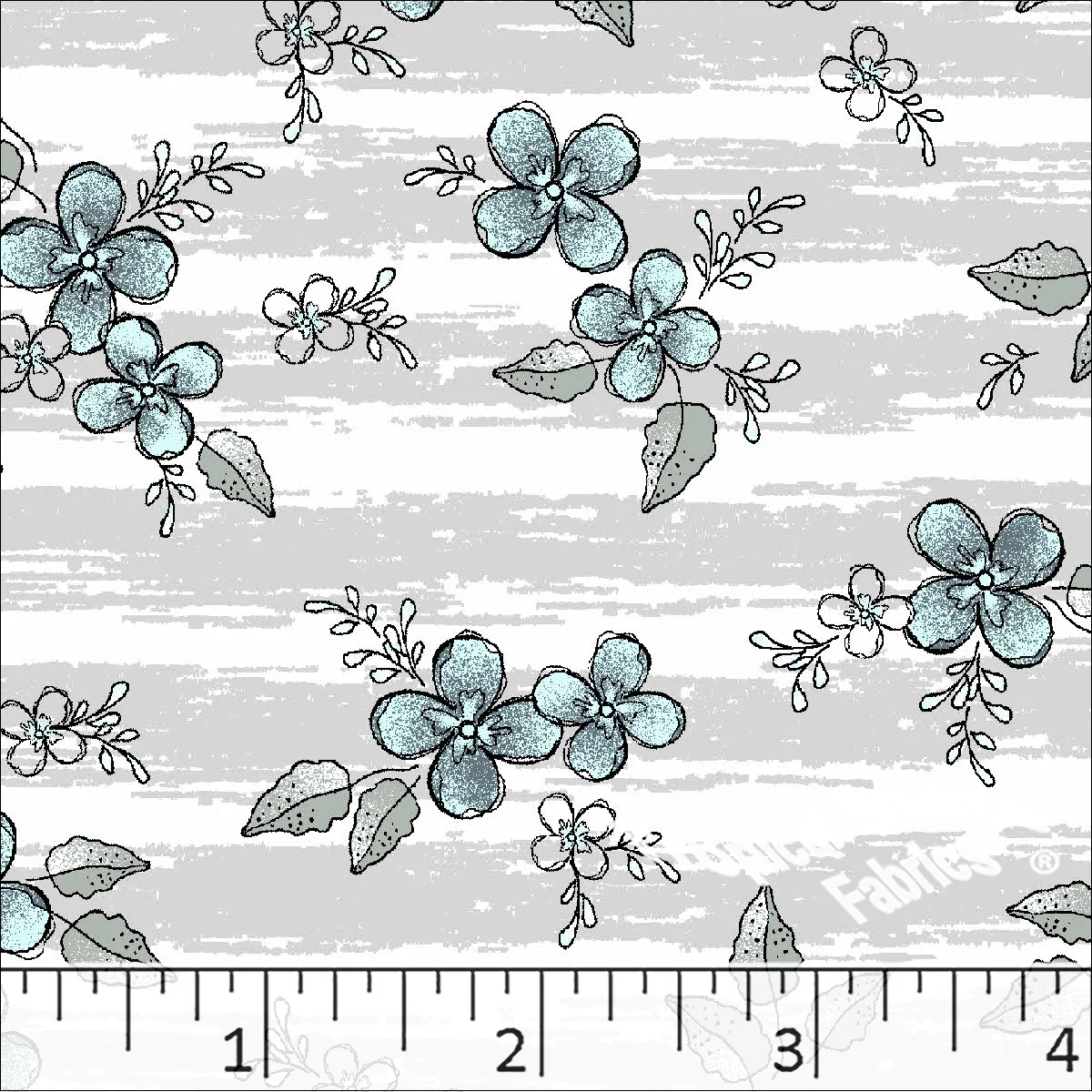 Standard Weave Floral Print Dress Fabric 6198 - Image 3