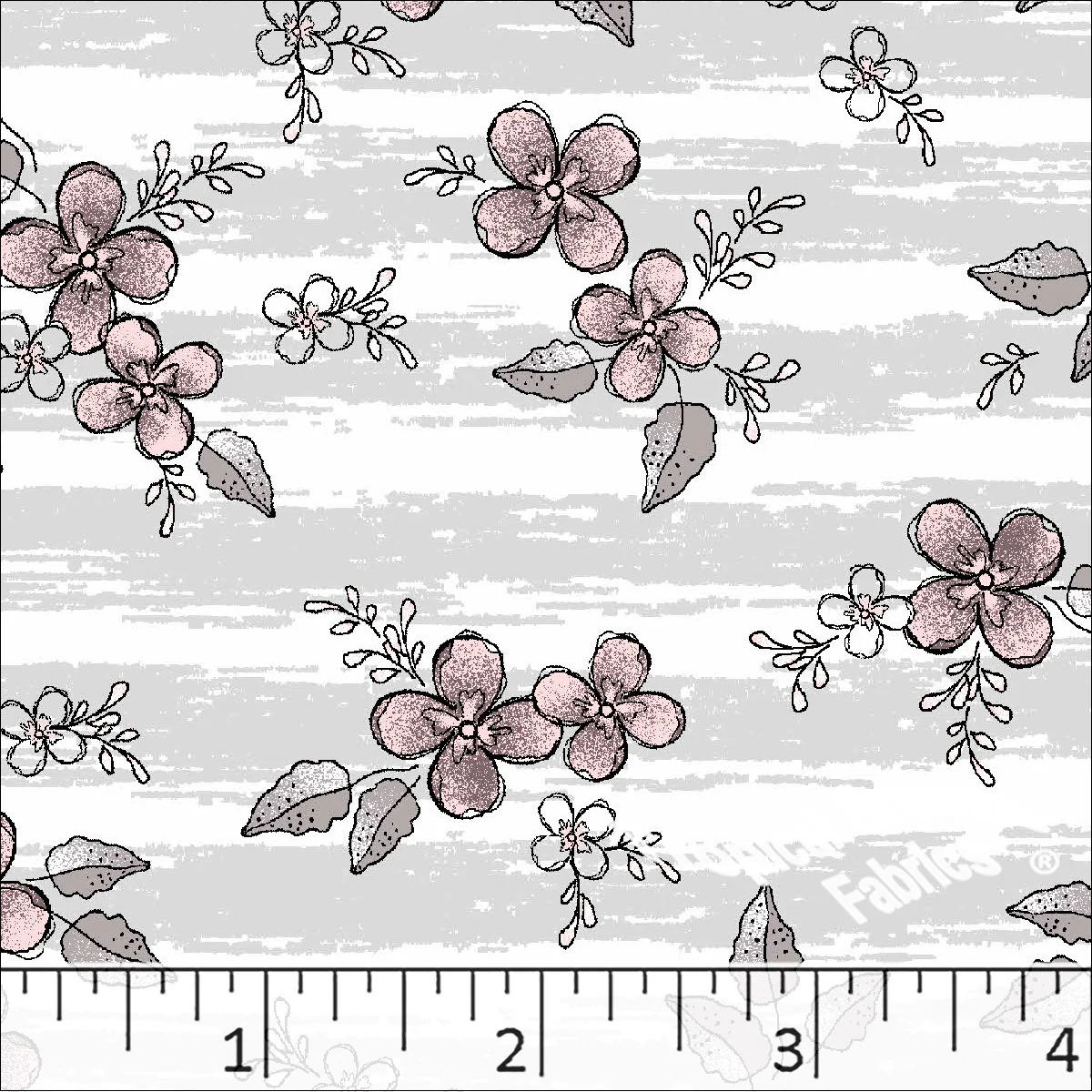 Standard Weave Floral Print Dress Fabric 6198 - Image 4