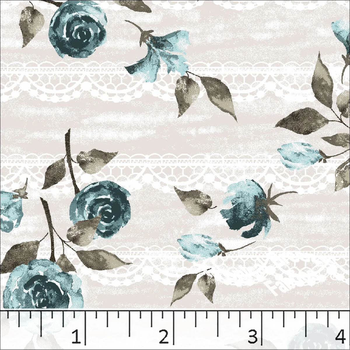 Standard Weave Floral Print Dress Fabric 6200