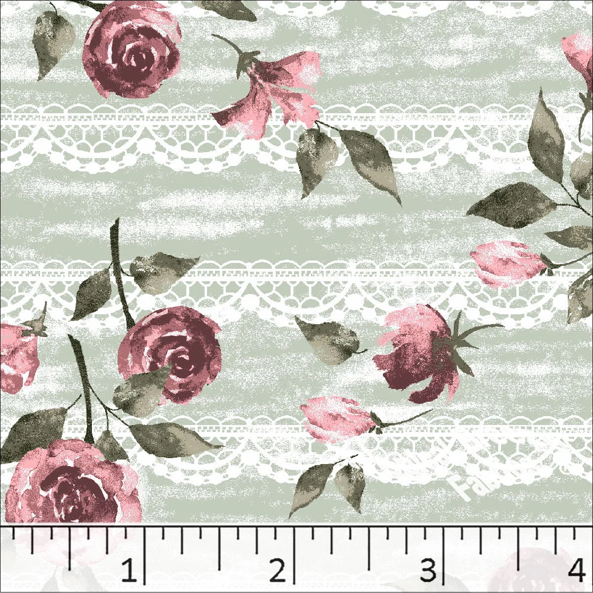 Standard Weave Floral Print Dress Fabric 6200 - Image 5