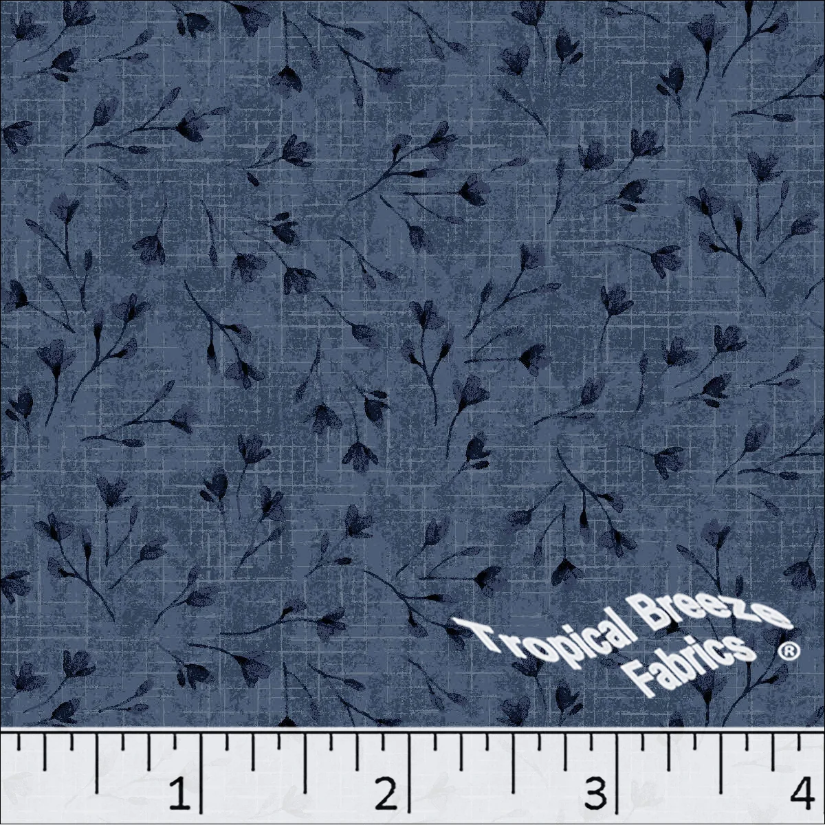 Standard Weave Floral Print Poly Cotton Fabric 6308 - Image 5