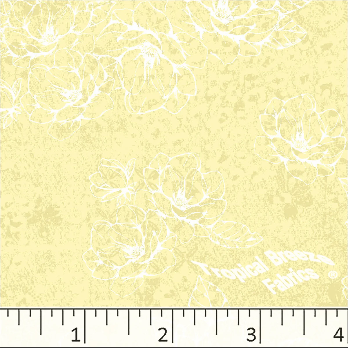 Standard Weave Large Floral Print Dress Fabric 6199
