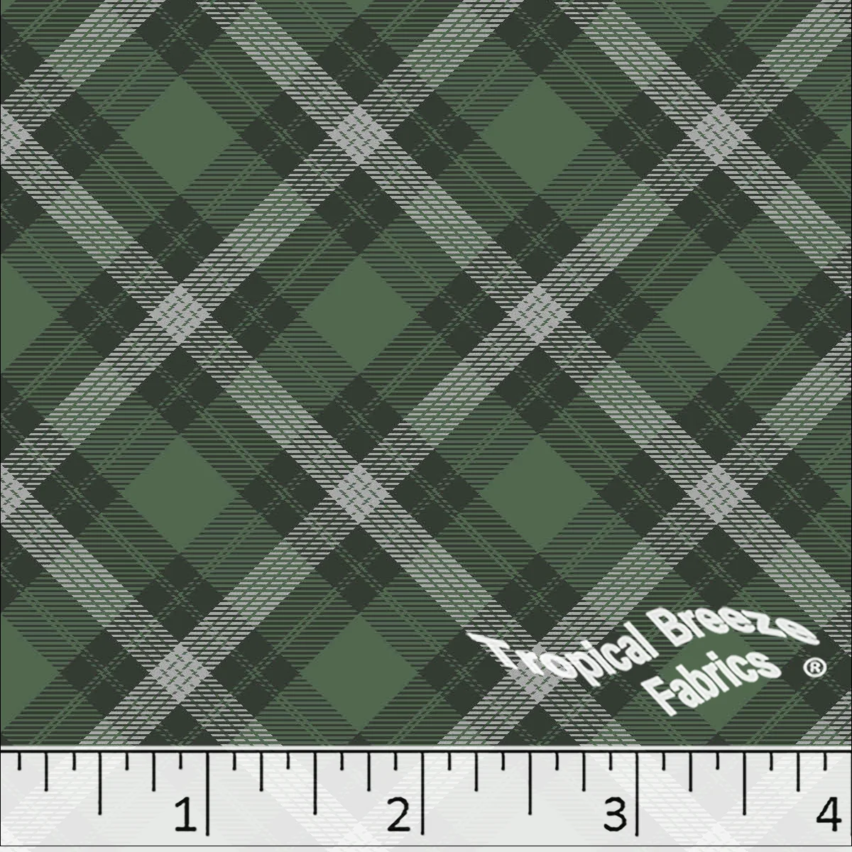 Standard Weave Plaid Poly Cotton Fabric 6280
