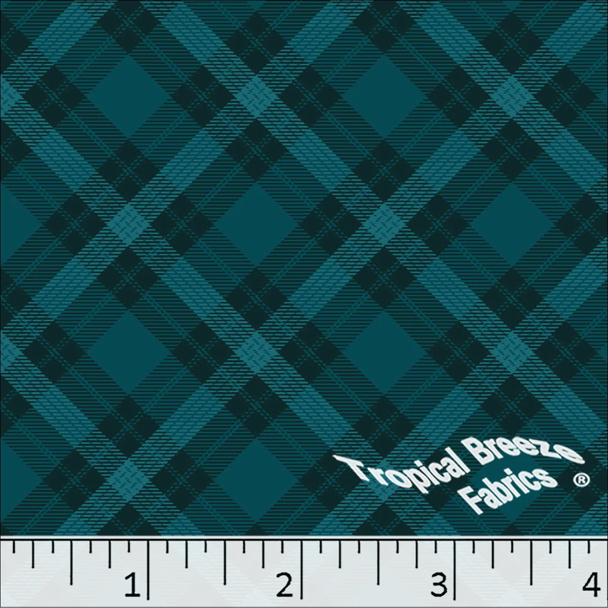 Standard Weave Plaid Poly Cotton Fabric 6280 - Image 4
