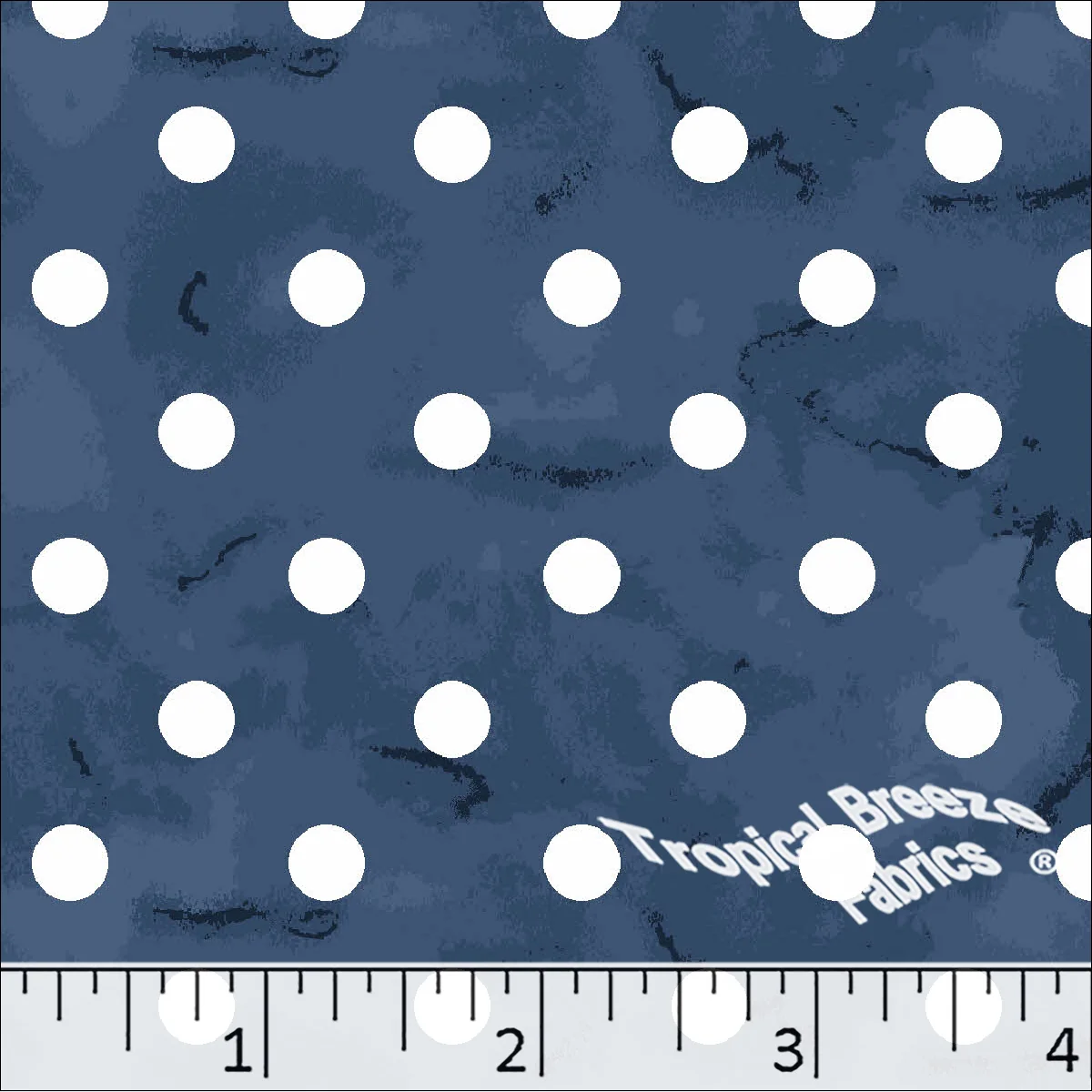 Standard Weave Polka Dot Print Poly Cotton Fabric 6300