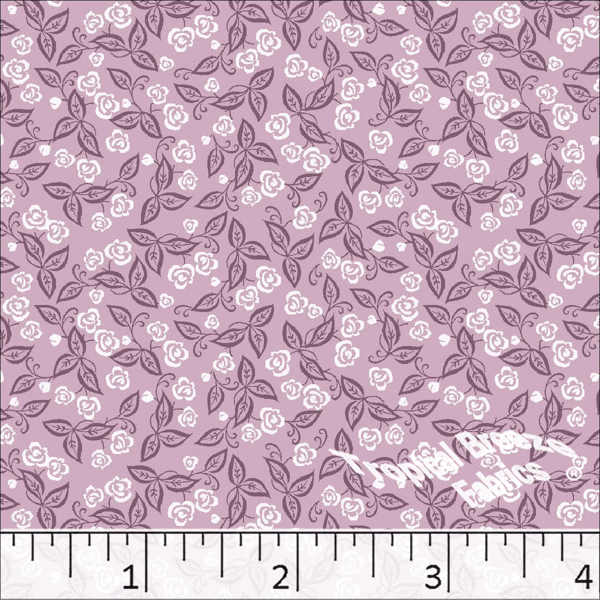 Standard Weave Small Floral Print Poly Cotton Fabric 6151