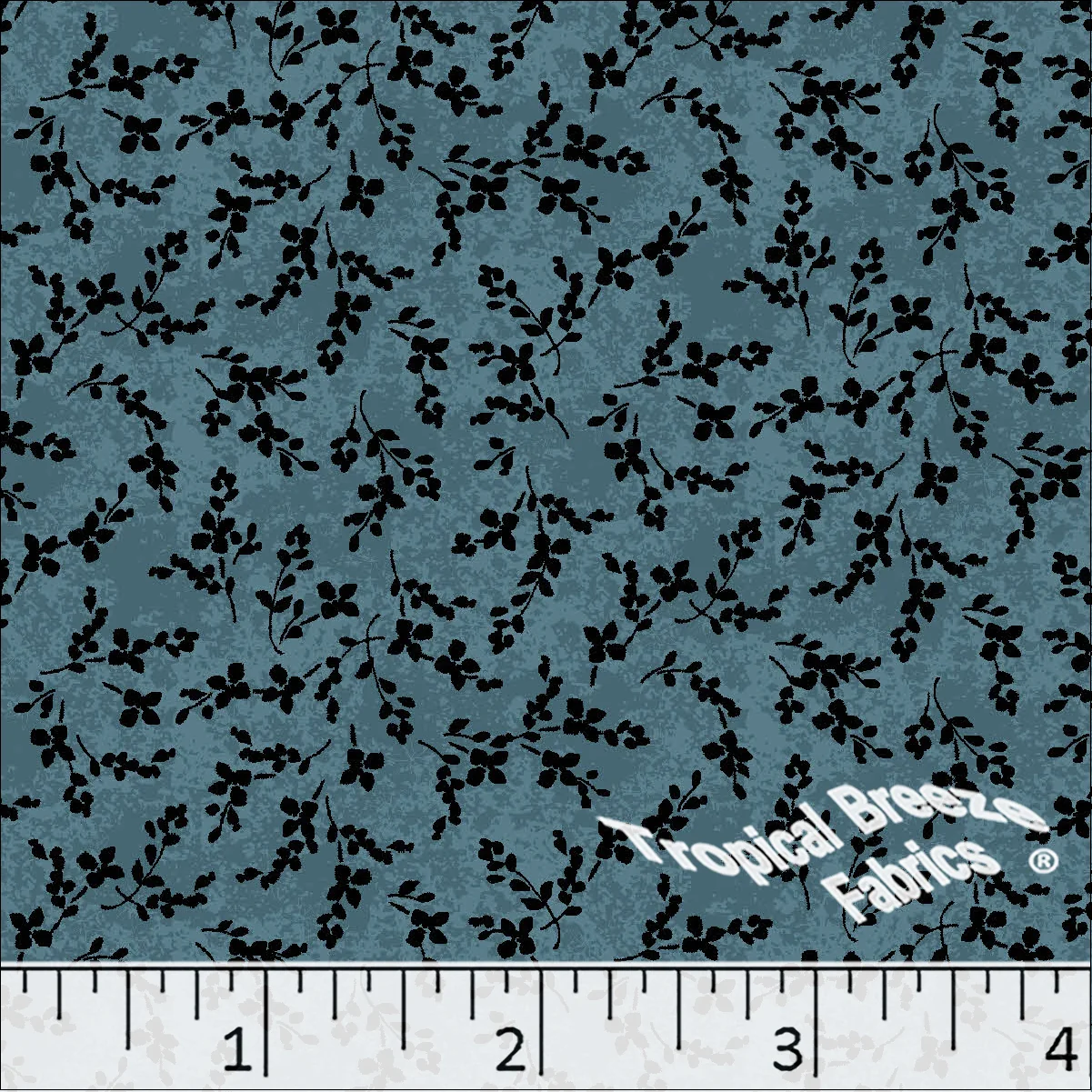 Standard Weave Small Floral Print Poly Cotton Fabric 6289 - Image 6
