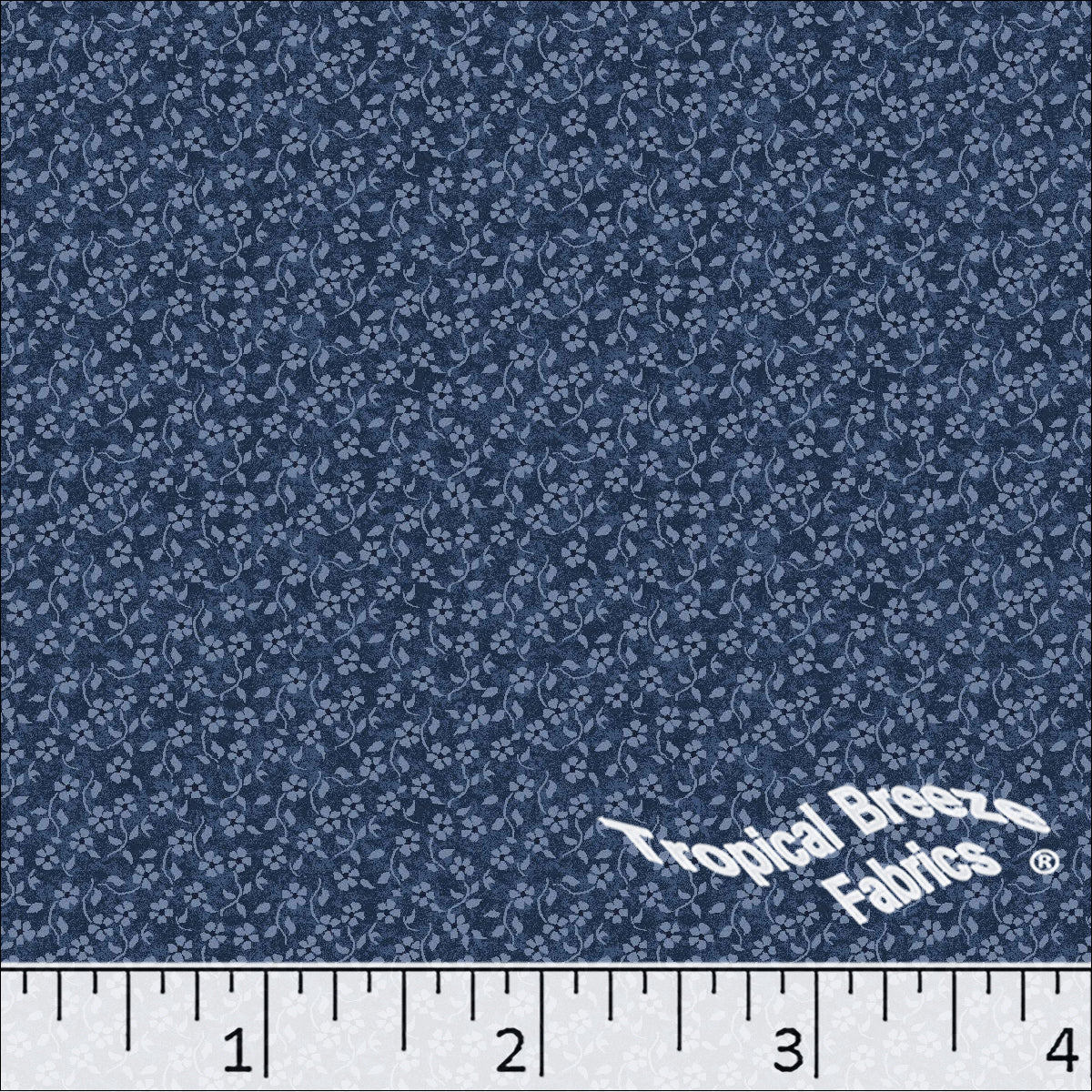 Standard Weave Tiny Floral Poly Cotton Dress Fabric 6269 - Image 4