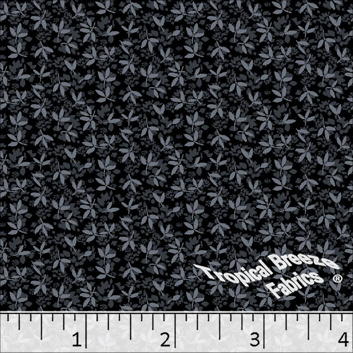 Standard Weave Tiny Leaf Print Poly Cotton Fabric 6288 - Image 6
