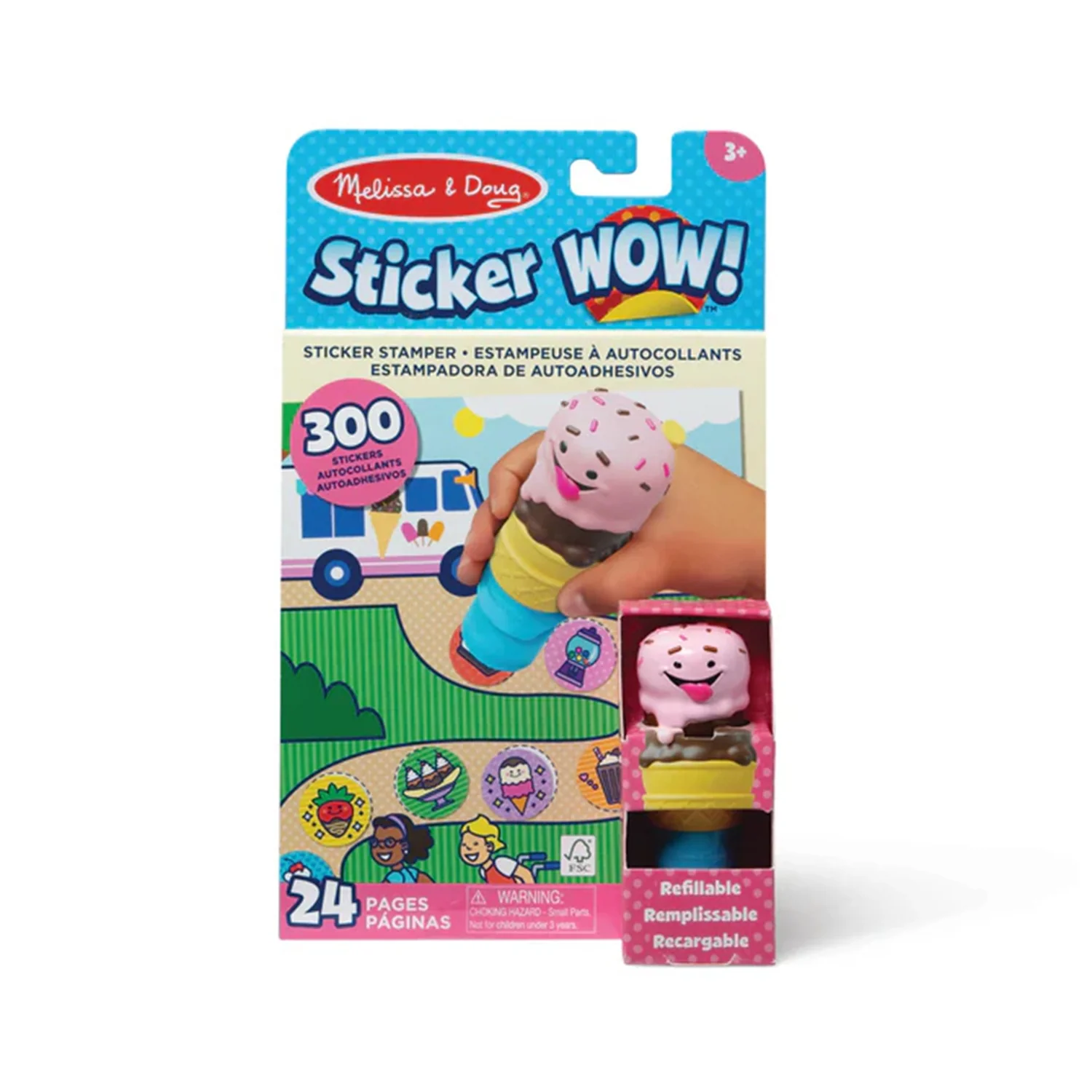 Sticker WOW! Activity Pad & Sticker Stamper - Ice Cream 50242