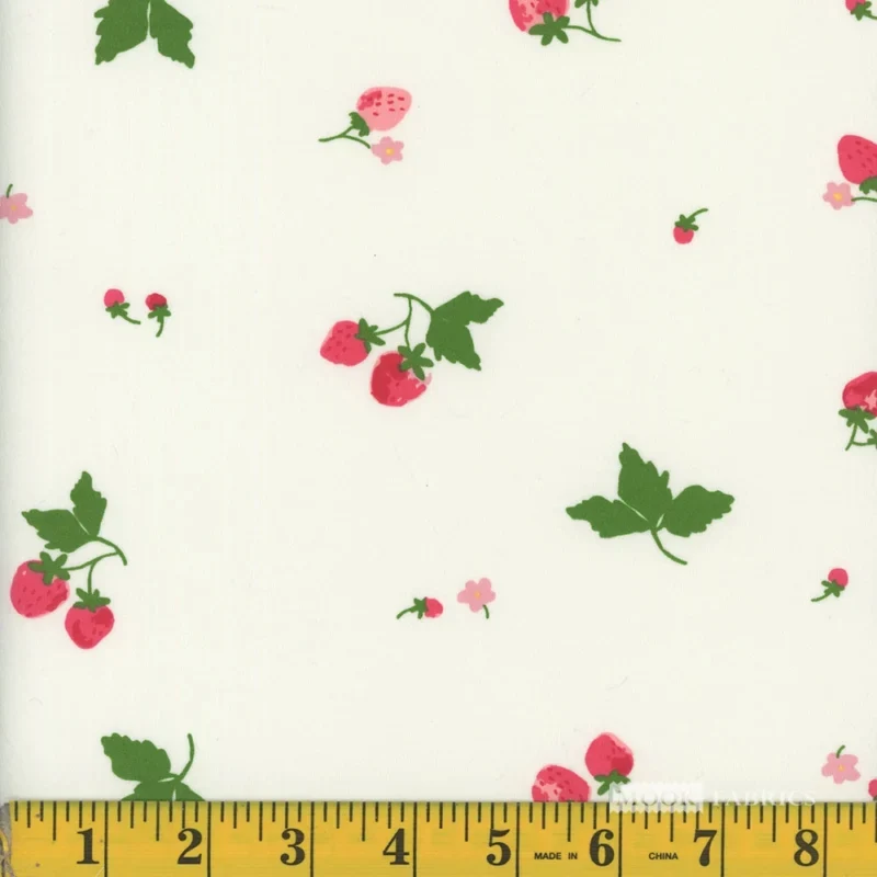 Strawberry Print Cotton Fabric 141461 - Image 2