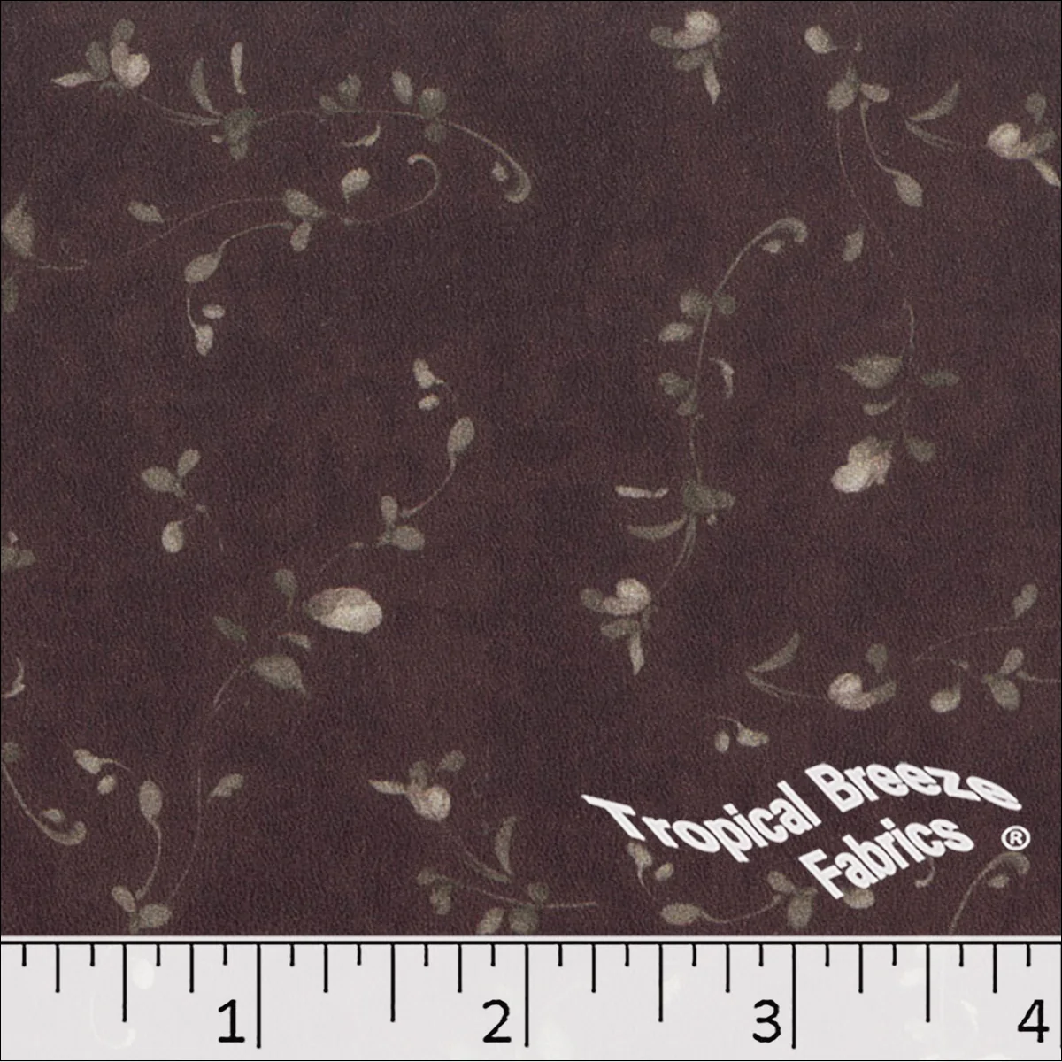 Stretch Crepe Floral Print Polyester Fabric 042615 - Image 6