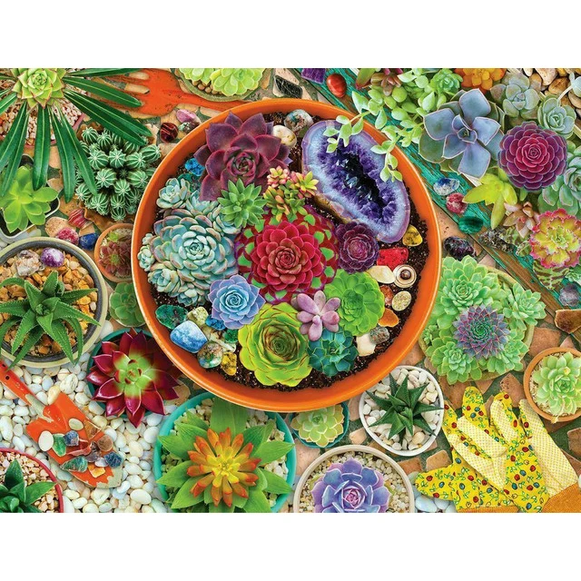 Succulent Garden 500-Piece Puzzle 33-01616