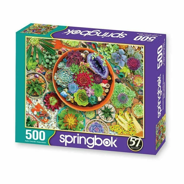 Succulent Garden 500-Piece Puzzle 33-01616 - Image 2