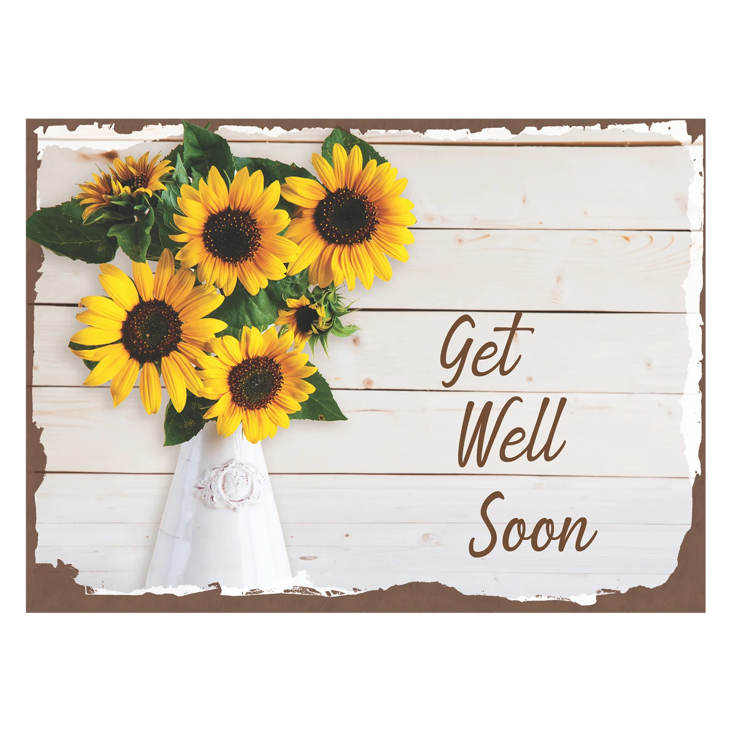 Sunflowers Get Well Boxed Cards FT22731 - Image 8