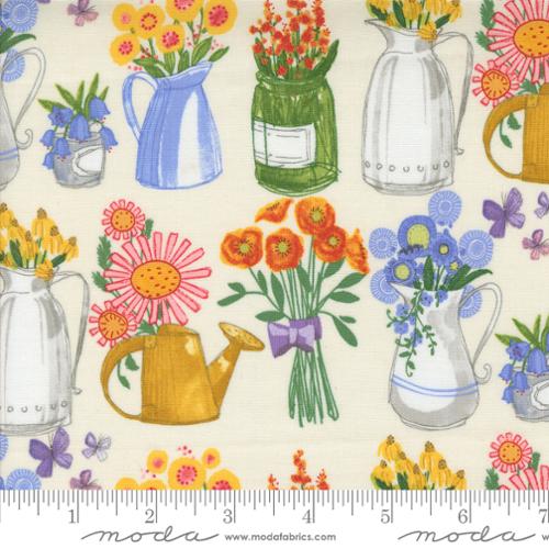 Superbloom Collection Flower Jars Cotton Fabric 48782