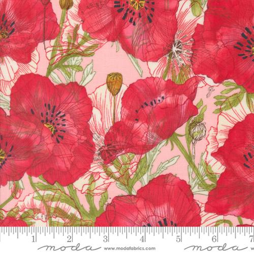 Superbloom Collection Large Poppy Cotton Fabric 48781 - Image 3