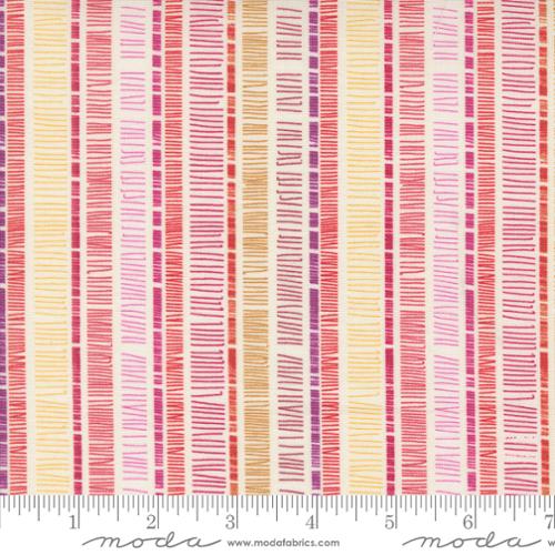 Superbloom Collection Scribble Stripes Cotton Fabric 48785