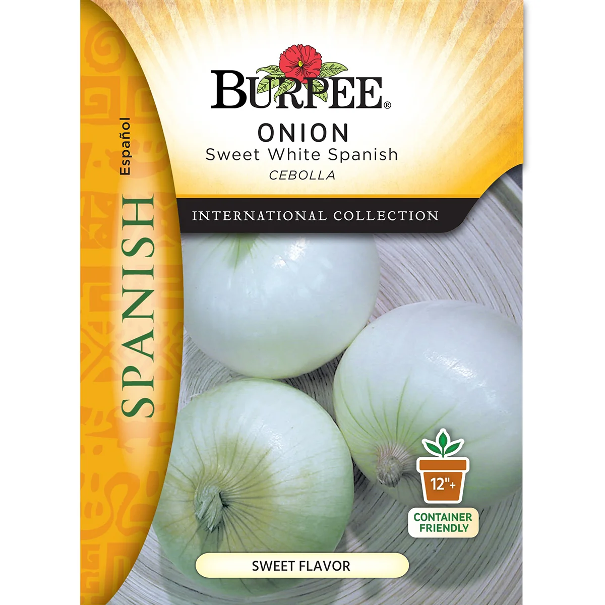 Sweet White Spanish Onion Seed Pack 62487