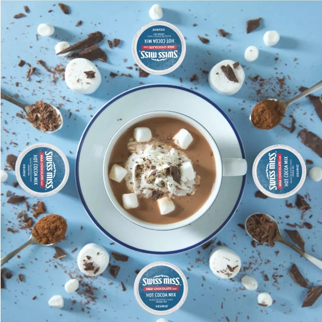Swiss Miss Milk Chocolate Hot Cocoa Mix Keurig Pods - Image 2
