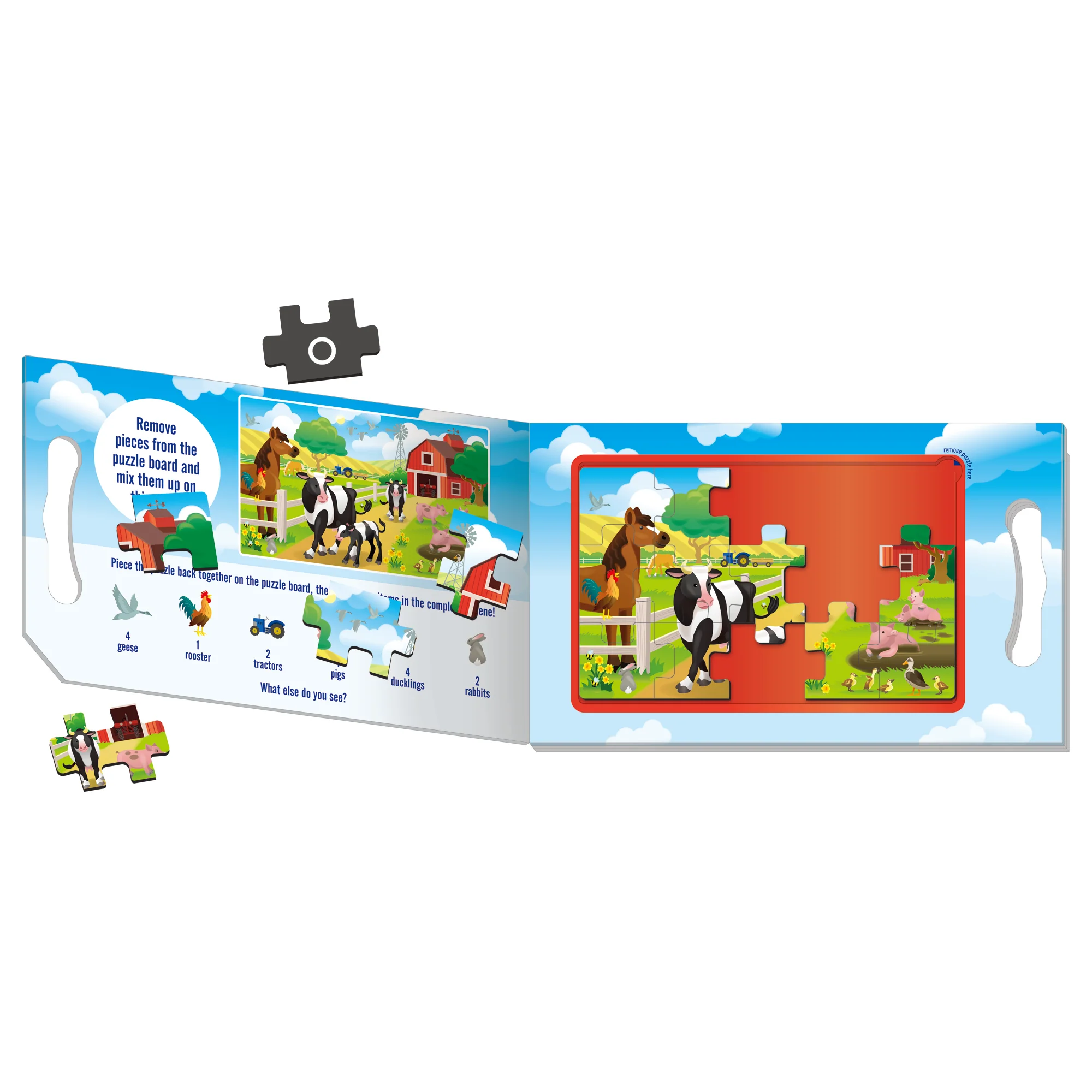 Take Along Magnetic Puzzle On the Farm 32832 - Image 3