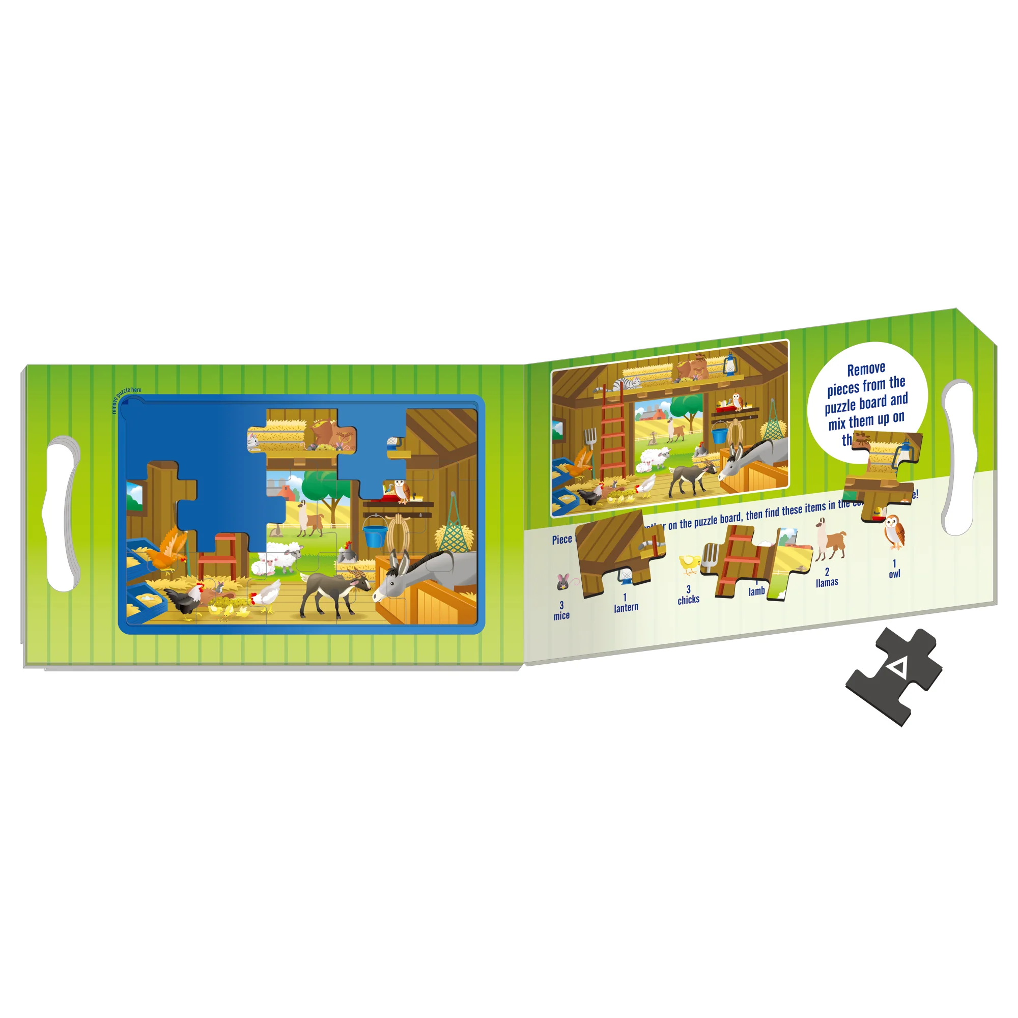 Take Along Magnetic Puzzle On the Farm 32832 - Image 4