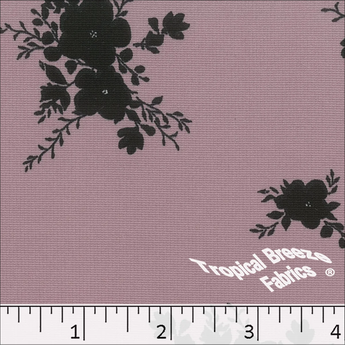 Tamara Knit Floral Print Fabric 578612