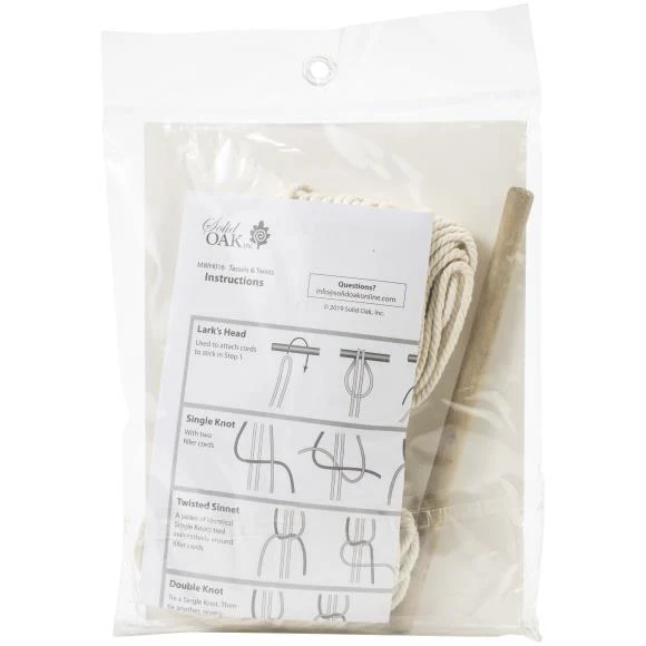 Tassels and Twists Macrame Wall Hanging Kit MWH016 - Image 2