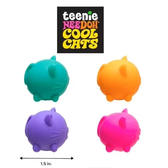 Teenie NeeDoh Cool Cats 4-pack MPCCTND - Image 2